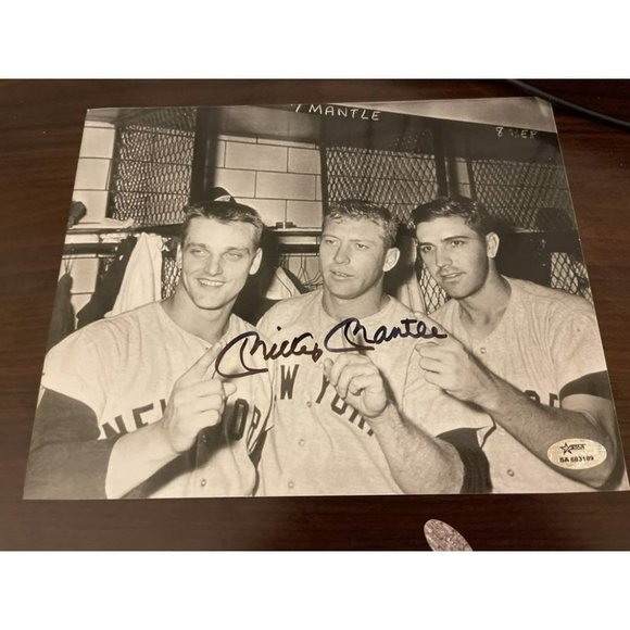 undefined Other - Mickey Mantle Autographed Signed Photo